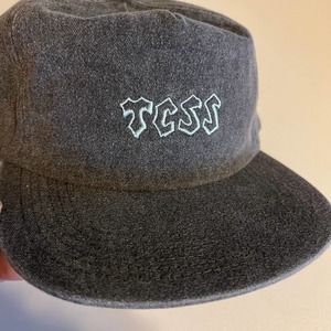 TCSS Blown Out Cap Phantom Gray Flat Bill Snapback Cotton